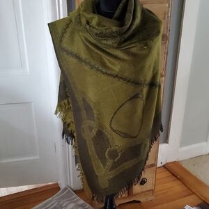 Fendi Green and Black Women's Wrap